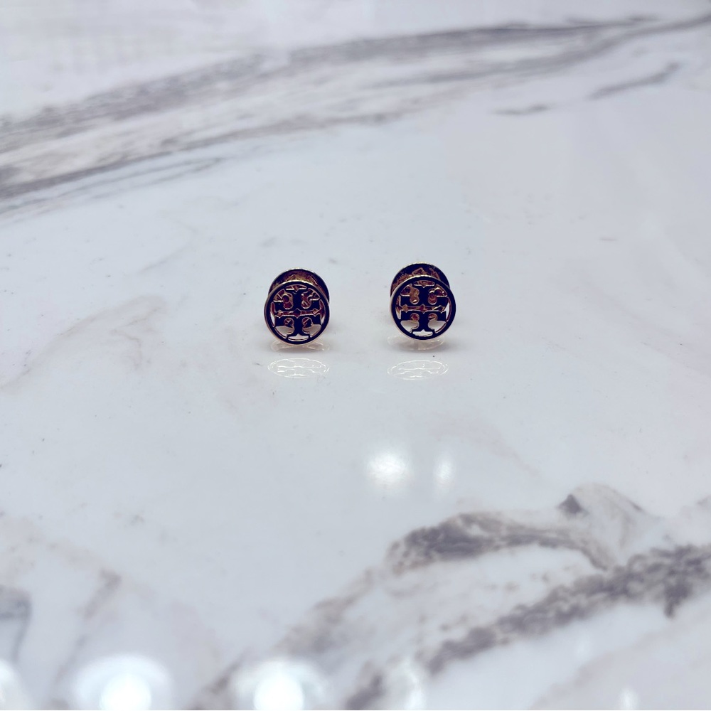 Tory Burch gold stud earrings